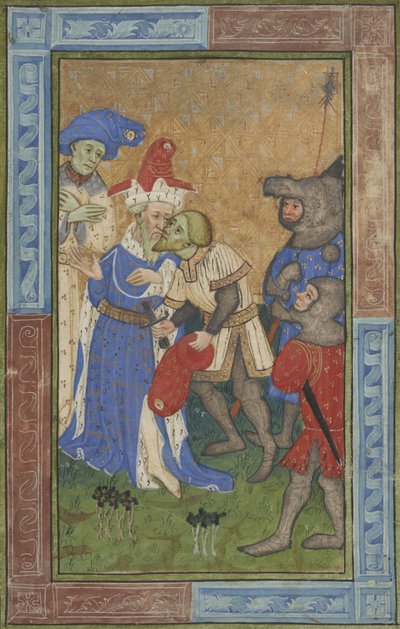 Scena di assassinio Ms B.11.7 da Master of Trinity College