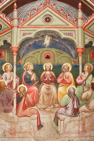 La Pentecoste (dettaglio) da Master of Vignola