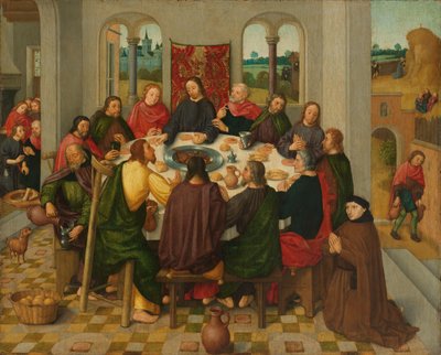 Ultima Cena, c. 1485-1500 da Master of the Amsterdam Death of the Virgin