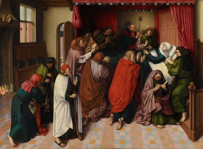 La Morte della Vergine, c. 1500 da Master of the Amsterdam Death of the Virgin