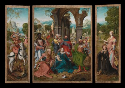Adorazione dei Magi, c.1519 da Master of the Antwerp Adoration