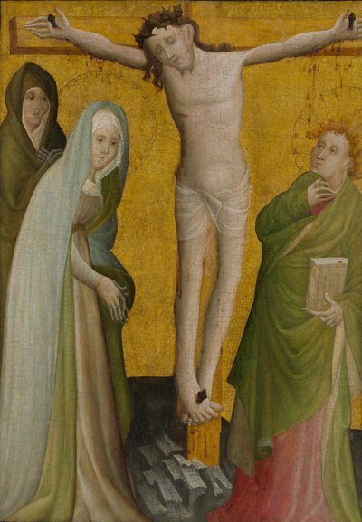 La crocifissione, ca. 1400 da Master of the Berswordt Altar