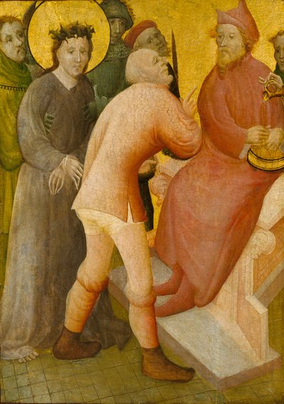 Cristo davanti a Pilato, XV secolo da Master of the Bielefeld Altar