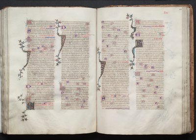 Il Messale di Gotha: Fol. 105r, Testo, ca. 1375 da Master of the Boqueteaux