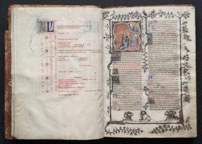 Il Messale di Gotha: Fol. 10v, Testo da Master of the Boqueteaux