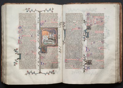 Il Messale di Gotha: Fol. 114r, Testo da Master of the Boqueteaux