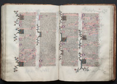 Il Messale di Gotha: Fol. 116r, Testo, c. 1375 da Master of the Boqueteaux