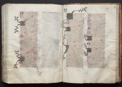 Il Messale di Gotha: Fol. 129r, Testo, ca. 1375 da Master of the Boqueteaux
