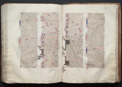 Il Messale di Gotha: Fol. 132r, Testo, ca. 1375 da Master of the Boqueteaux
