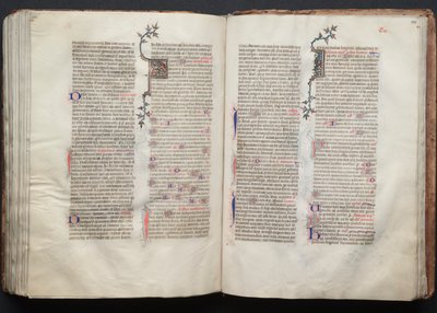 Il Messale di Gotha: Fol. 135r, Testo, ca. 1375 da Master of the Boqueteaux