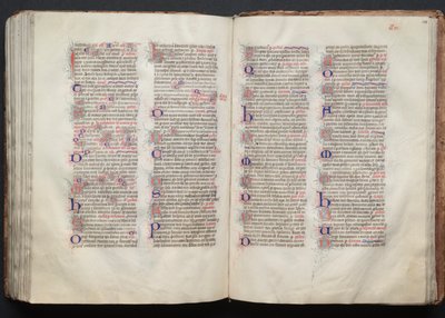 Il Messale di Gotha: Fol. 138r, Testo, c. 1375 da Master of the Boqueteaux