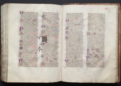 Il Messale di Gotha: Fol. 139v, Testo, c. 1375 da Master of the Boqueteaux