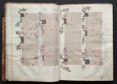 Il Messale di Gotha: Fol. 13r, Testo da Master of the Boqueteaux