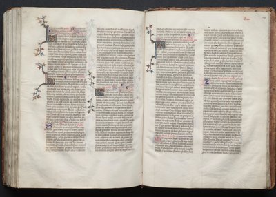 Il Messale di Gotha: Fol. 145r, Testo, c. 1375 da Master of the Boqueteaux