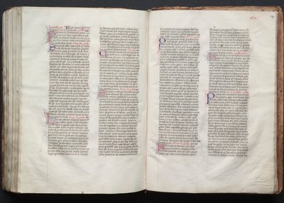 Il Messale di Gotha: Fol. 146v, Testo, c. 1375 da Master of the Boqueteaux