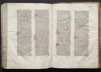 Il Messale di Gotha: Fol. 148v, Testo, c. 1375 da Master of the Boqueteaux