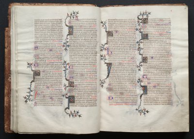 Il Messale di Gotha: Fol. 14v, Testo da Master of the Boqueteaux