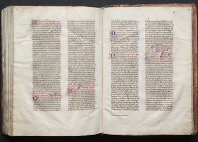 Il Messale di Gotha: Fol. 152r, Testo, c. 1375 da Master of the Boqueteaux