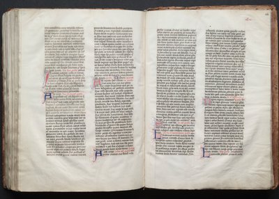 Il Messale di Gotha: Fol. 154r, Testo, c. 1375 da Master of the Boqueteaux
