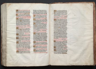 Il Messale di Gotha: Fol. 158r, Testo, c. 1375 da Master of the Boqueteaux