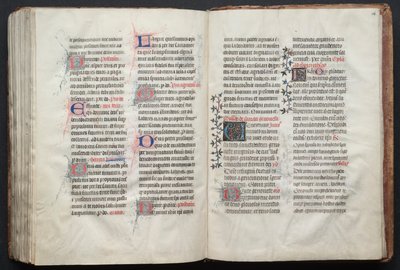 Il Messale di Gotha: Fol. 161r, Testo da Master of the Boqueteaux