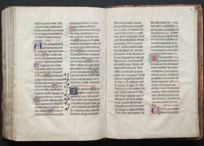 Il Messale di Gotha: Fol. 162r, Testo, ca. 1375 da Master of the Boqueteaux