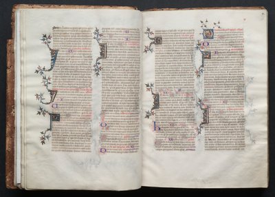 Il Messale di Gotha: Fol. 18v, Testo da Master of the Boqueteaux