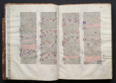 Il Messale di Gotha: Fol. 24r, Testo, c. 1375 da Master of the Boqueteaux