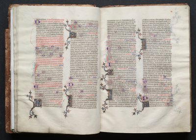 Il Messale di Gotha: Fol. 25r, Testo da Master of the Boqueteaux