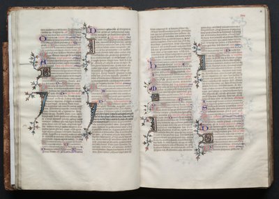 Il Messale di Gotha: Fol. 28r, Testo da Master of the Boqueteaux