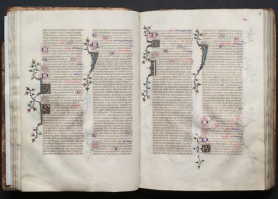 Il Messale di Gotha: Fol. 36v, Testo da Master of the Boqueteaux