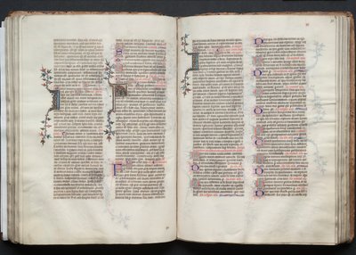 Il Messale di Gotha: Fol. 73r, Testo da Master of the Boqueteaux