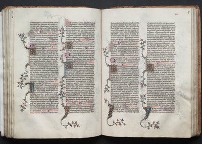 Il Messale di Gotha: Fol. 87r, Testo da Master of the Boqueteaux