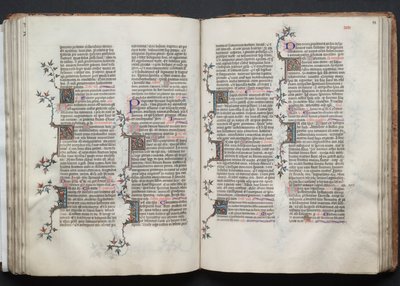 Il Messale di Gotha: Fol. 88r, Testo, c. 1375 da Master of the Boqueteaux