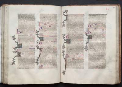 Il Messale di Gotha: Fol. 94v, Testo da Master of the Boqueteaux