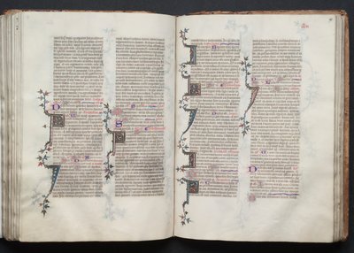 Il Messale di Gotha: Fol. 98r, Testo da Master of the Boqueteaux