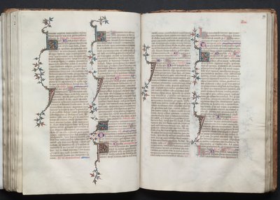 Il Messale di Gotha: Fol. 99r, Testo da Master of the Boqueteaux