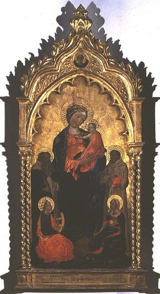 Madonna col Bambino e Santi da Master of the Borgo alla Collina
