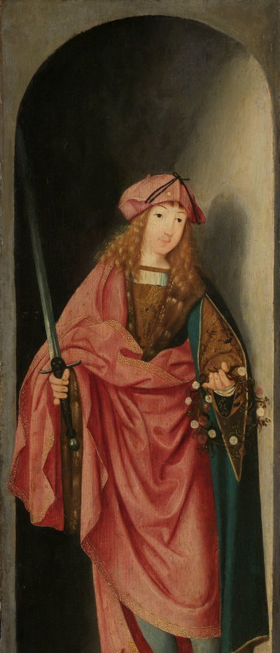San Valeriano, ala sinistra di un trittico da Master of the Brunswick Diptych (attributed to)