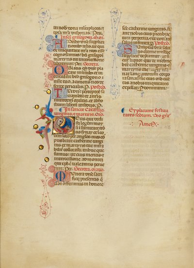 Iniziale D: Santa Caterina da Master of the Brussels Initials