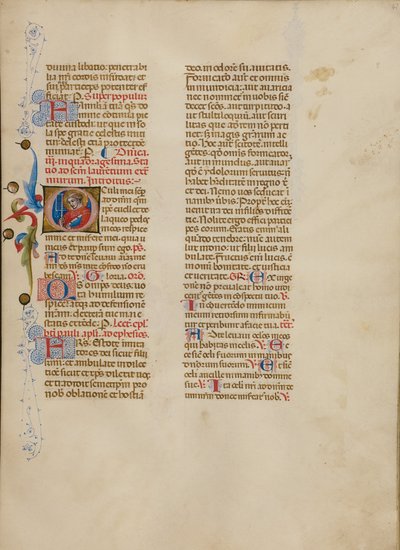 O iniziale: San Lorenzo da Master of the Brussels Initials
