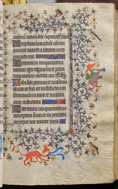 Ore di Carlo il Nobile, re di Navarra (1361-1425): fol. 112r, Testo da Master of the Brussels Initials and Associates