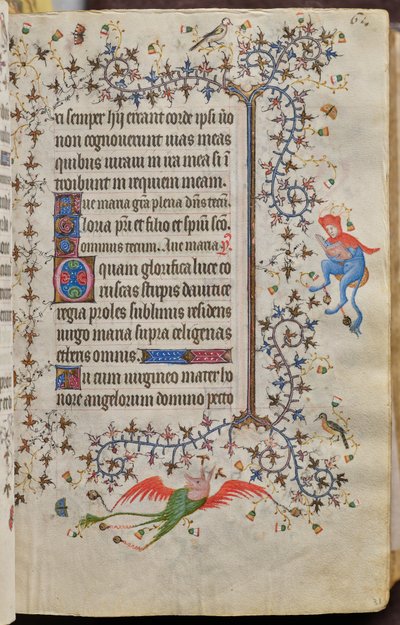 Ore di Carlo il Nobile, re di Navarra (1361-1425): fol. 31r, Testo da Master of the Brussels Initials and Associates
