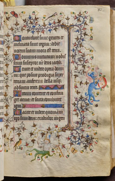 Ore di Carlo il Nobile, re di Navarra (1361-1425): fol. 41r, Testo da Master of the Brussels Initials and Associates
