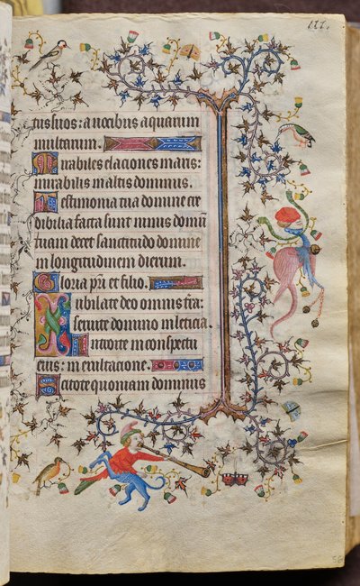 Ore di Carlo il Nobile, re di Navarra (1361-1425): fol. 56r, Testo da Master of the Brussels Initials and Associates