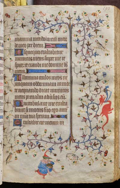 Ore di Carlo il Nobile, re di Navarra (1361-1425): fol. 97r, Testo da Master of the Brussels Initials and Associates