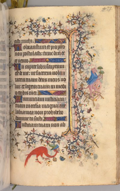 Ore di Carlo il Nobile, Re di Navarra 1361-1425: fol. 231r, Testo da Master of the Brussels Initials and Associates