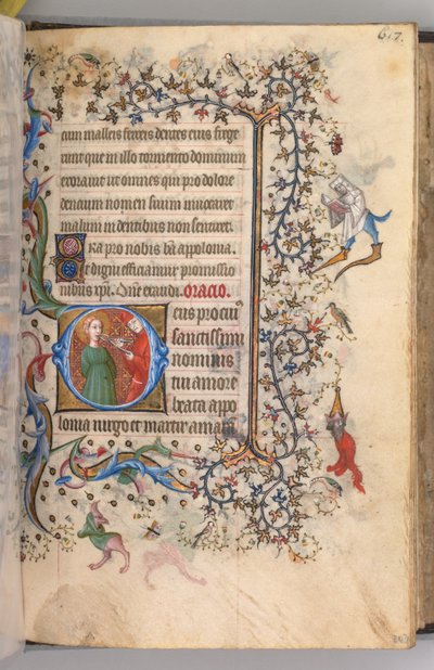 Ore di Carlo il Nobile, Re di Navarra 1361-1425, fol. 303r, Sant