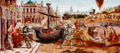 La storia di Teseo, metà del XV secolo da Master of the Cassoni