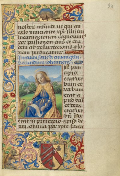 Giovanni a Patmos da Master of the Chronique scandaleuse